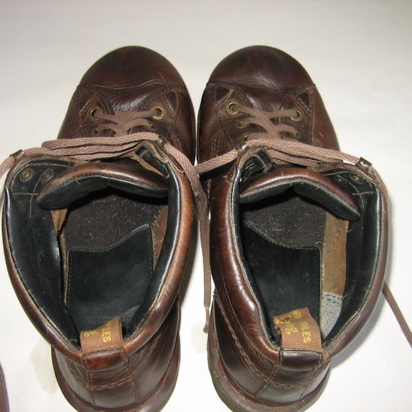 DR. MARTENS Air Wair Brown 8287 Leather Boots, 12